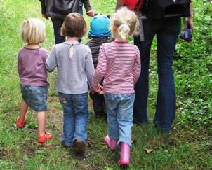 Garthorn Road Nature Reserve - group of children