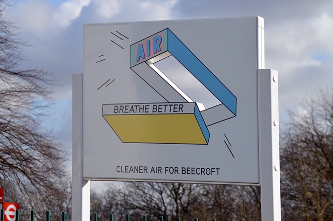 Line-drawn, pastel coloured box with air written on it, reading 'breathe better'