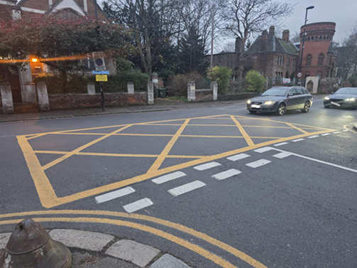 Ladywell Road junction with Wearside Road